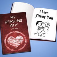 Personalized 'I Love You' Book - Hard Co