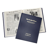 new york times custom birthday book gift for grandfather