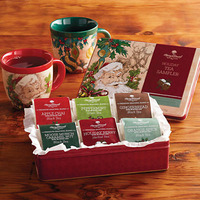 holiday themed tea set for boss