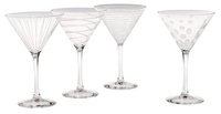 how to host a valentine's day dessert party with Mikasa Cheers Martini Glasses